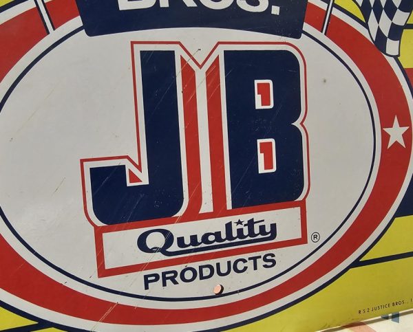 JUSTICE BROTHERS JB Quality Products Wood Sign Slight Scratching Hole