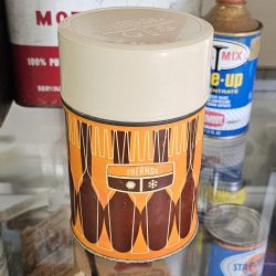 Thermos Brown, Orange & Tan