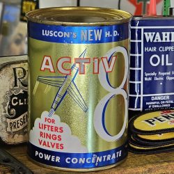 Luscons NEW H.D. Activ8 Engine Additive, 1958