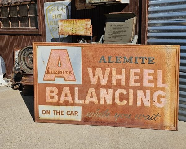 Alemite Wheel Balancing, Embossed