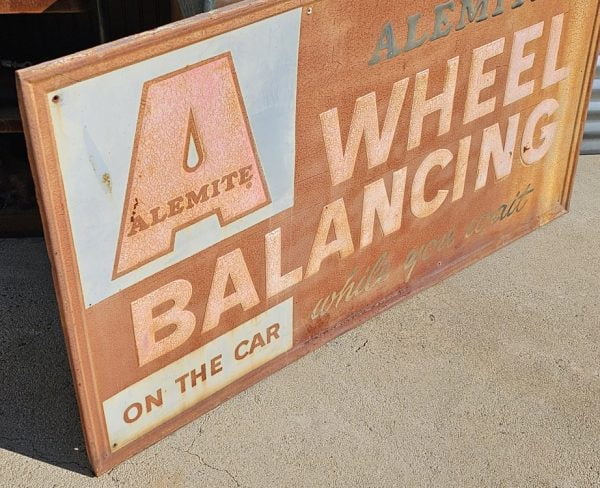 Alemite Wheel Balancing, Embossed Left
