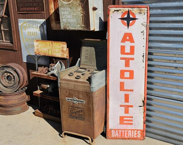 Autolite Batteries, Embossed