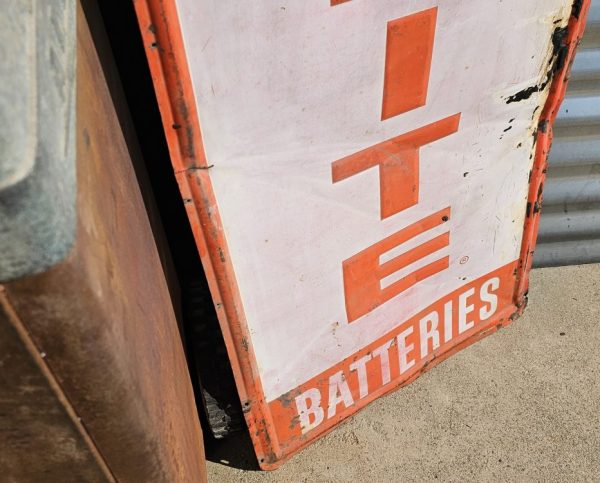 Autolite Batteries, Embossed Fold