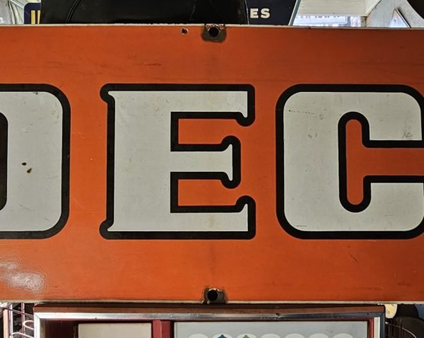 IDECO Oil Rig Equipment Porcelain Sign Center