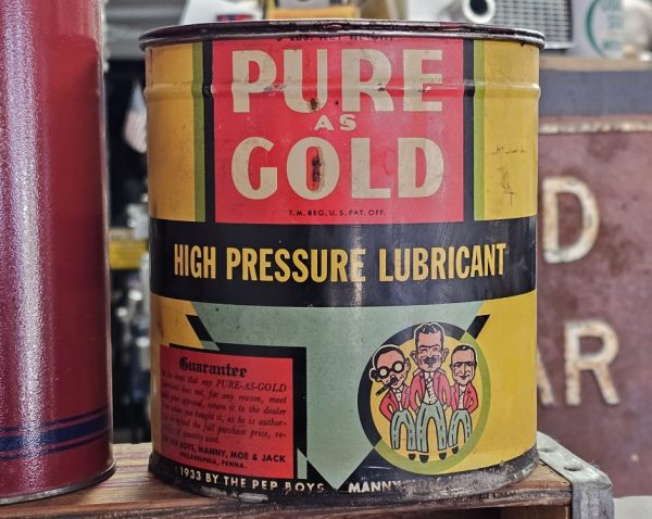 Pure As Gold Pep Boys High Pressure Lubricant Can