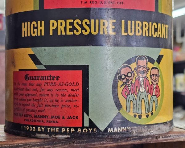 Pure As Gold Pep Boys High Pressure Lubricant Can Lower