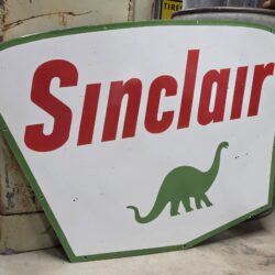 Sinclair Gas Station Porcelain Double Sided