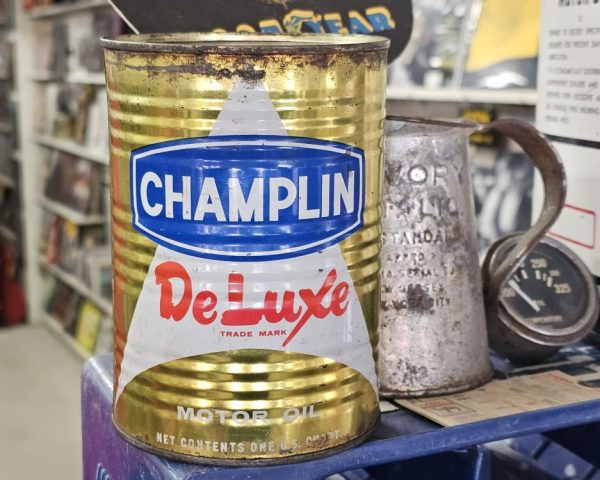 Champlin DeLuxe Motor Oil, Quart Back
