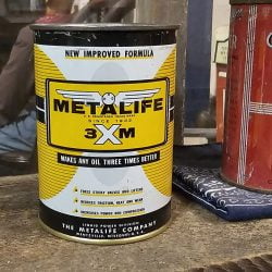 Metalife 3XM Oil Can Bank
