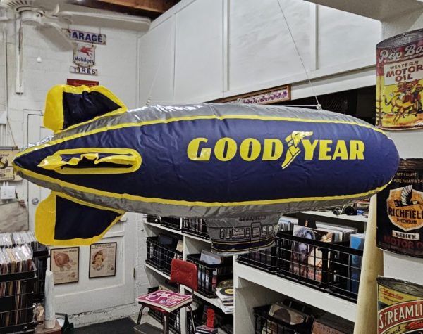 Goodyear Tires Display Blimp Side