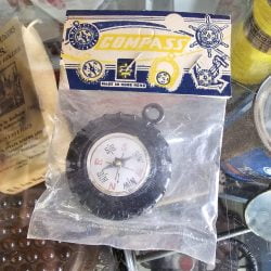 Military Tire Compass, Made In Hong Kong