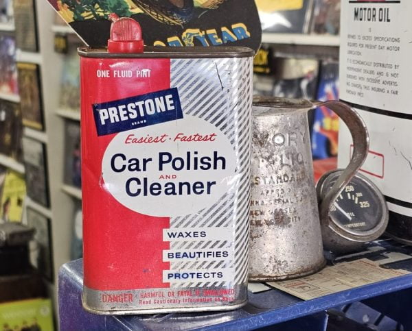 Eveready Prestone Car Polish And Cleaner Can