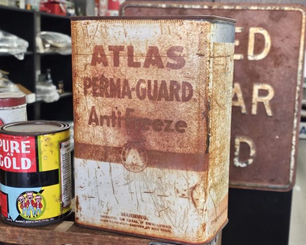 Atlas Perma-Guard Anti-Freeze Can Back & Side