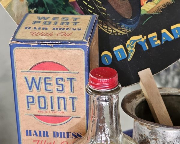 West Point Hair Dress With Oil, New Old Stock Tops