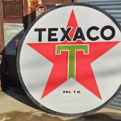 Texaco Gas Station Sign, Double Sided
