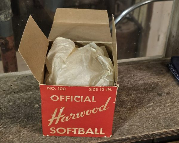 Harwood Official Softball No. 100, 1950s Original Tissue