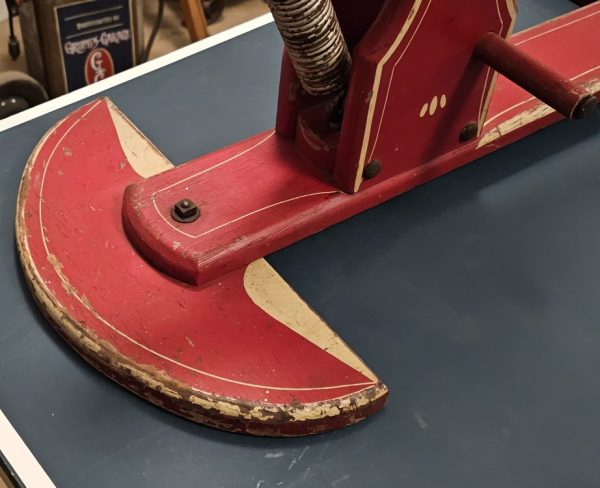 Wooden Bouncy Rocking Horse, 1950s Base