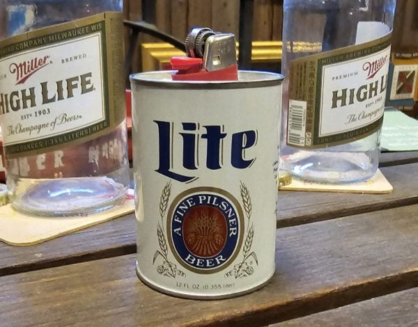 Miller Lite Beer Can Lighter