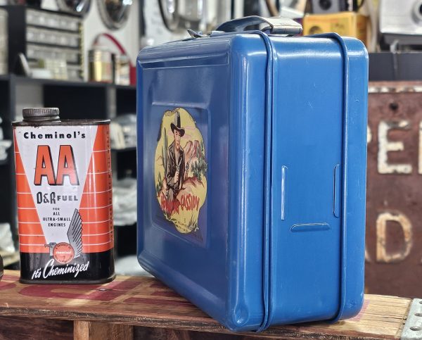 Hopalong Cassidy Lunchbox Thermos Original 1950s Very Nice