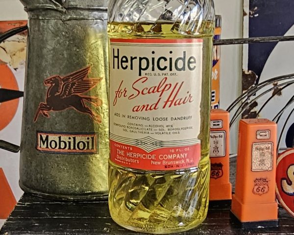 Herpicide For Scalp And Hair Bottle Paper Label