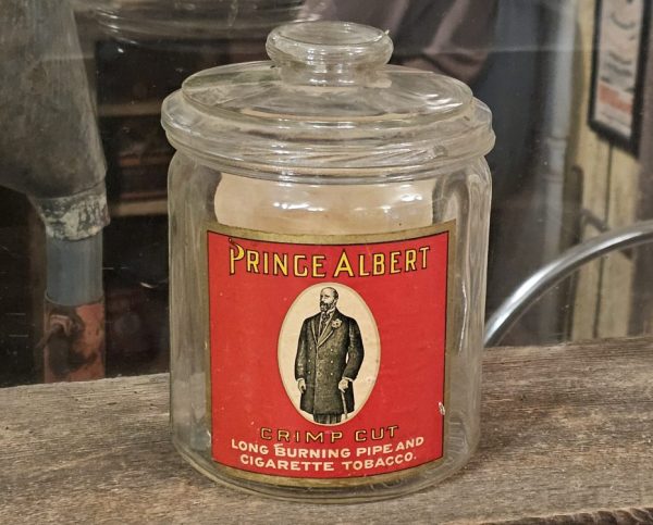 Prince Albert Tobacco Jar, Glass