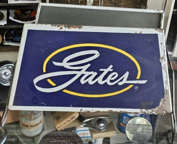 Gates Tire Stand Display, 1960s Back