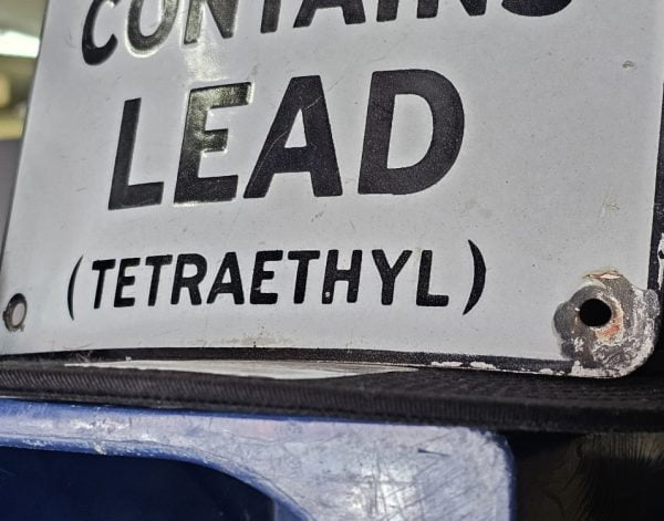 Contains Lead Tetraethyl Gasoline Bottom