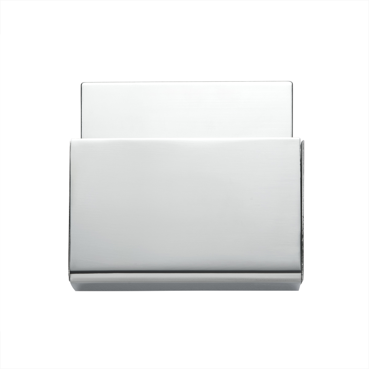 Cigarette Pack Holder, Stainless Front