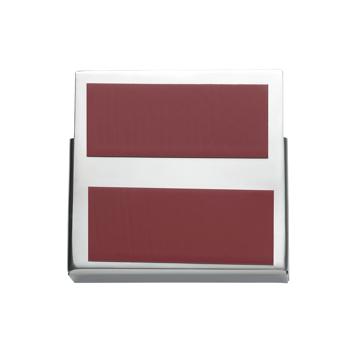 Cigarette Pack Holder, Stainless Adhesive Back